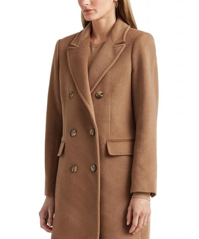 Women's Double-Breasted Walker Coat Brown $144.00 Coats