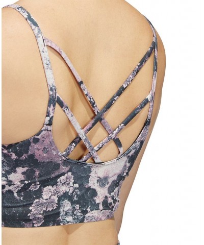 Women's Yoga Light-Support Long Line Sports Bra Magic Mauve/carbon $16.40 Bras