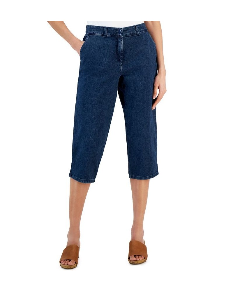 Women's Denim Comfort Capri Pants KS Overcast $11.35 Pants