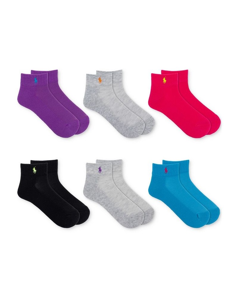 Blue Label Women's Sport Quarter 6 Pack Socks Brmul $17.34 Socks