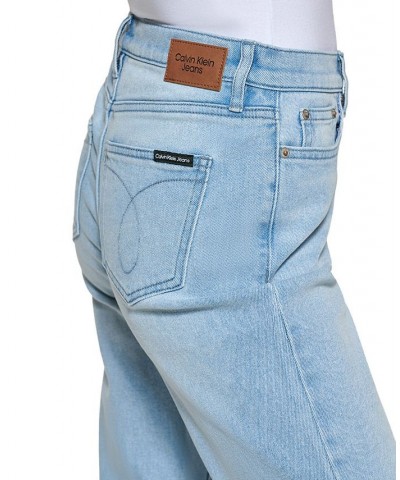 Petite Destructed Cut-Hem Denim Jeans Baja Wash $28.36 Jeans