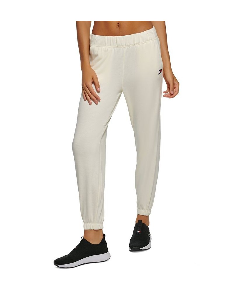 Women's French Terry High Rise Sweatpants Eggshell $18.29 Pants