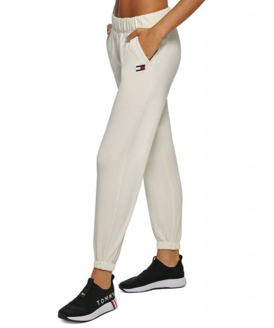 Women's French Terry High Rise Sweatpants Eggshell $18.29 Pants