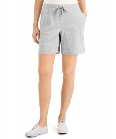 Petite Knit Shorts Smoke Grey Heather $11.95 Shorts