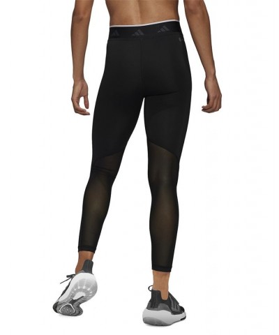 Women's Active Techfit V-Shaped Elastic Leggings Black $24.94 Pants