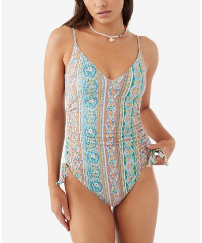 Juniors' Julie Imperial Printed One-Piece Swimsuit Multi $43.78 Swimsuits