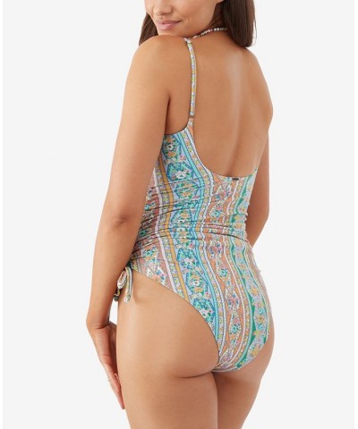 Juniors' Julie Imperial Printed One-Piece Swimsuit Multi $43.78 Swimsuits