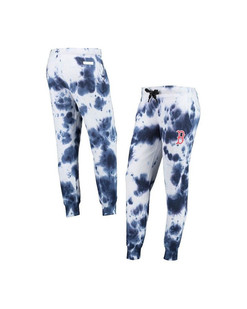 Women's White Navy Boston Red Sox Melody Tie-Dye Jogger Pants White, Navy $44.10 Pants