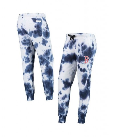 Women's White Navy Boston Red Sox Melody Tie-Dye Jogger Pants White, Navy $44.10 Pants