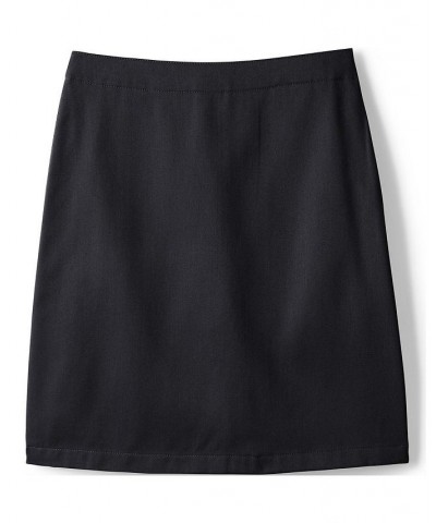 School Uniform Women's Blend Chino Skort Top of Knee Black $26.97 Skirts