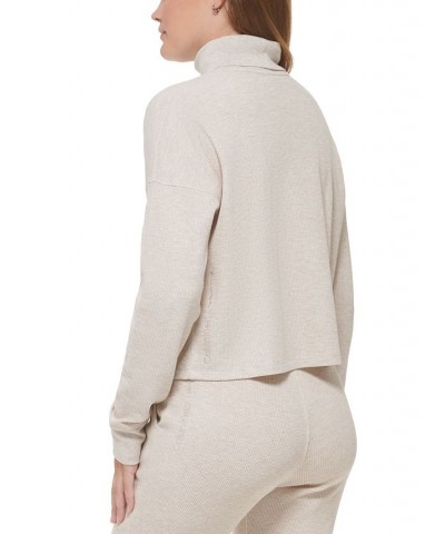 Women's Long Sleeve Turtleneck Cortado Heather $17.38 Tops