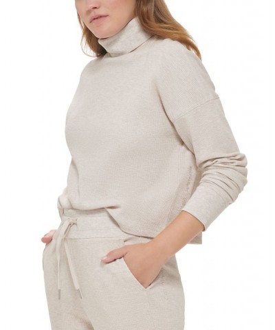 Women's Long Sleeve Turtleneck Cortado Heather $17.38 Tops