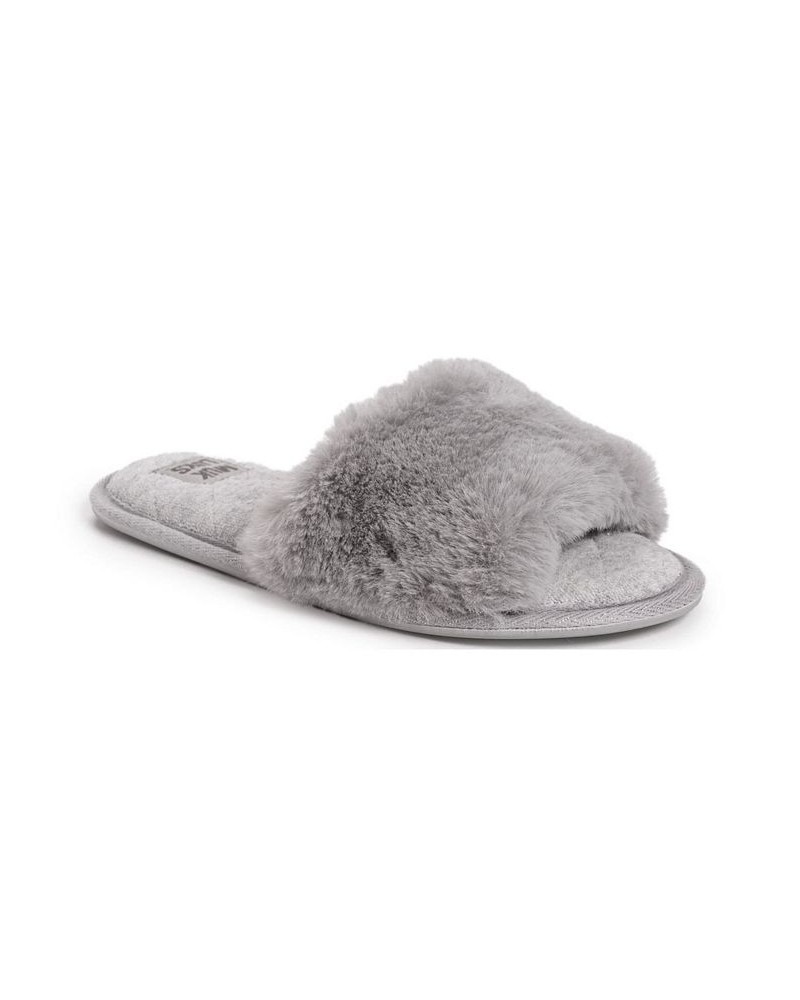 Women's Sariah Slide Slipper Gray $18.48 Shoes