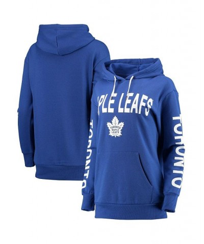 Women's Blue Toronto Maple Leafs Extra Inning Pullover Hoodie Blue $34.30 Sweatshirts