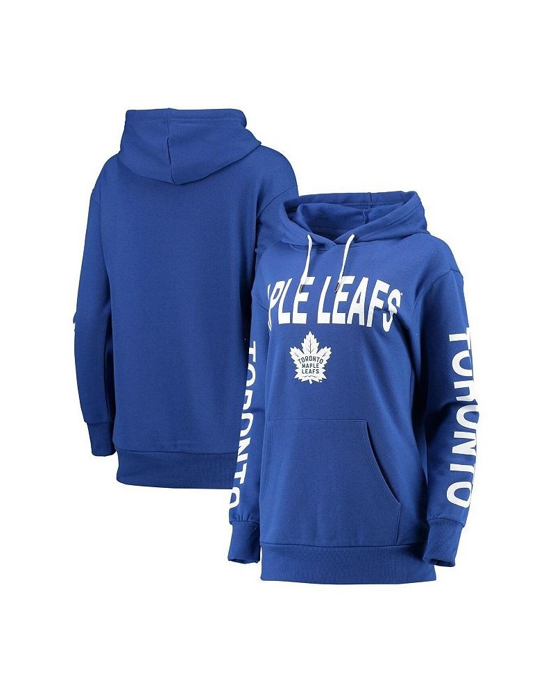 Women's Blue Toronto Maple Leafs Extra Inning Pullover Hoodie Blue $34.30 Sweatshirts