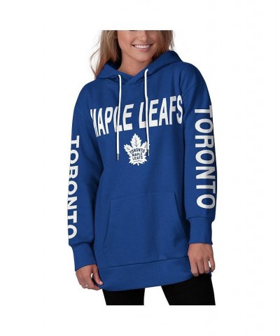 Women's Blue Toronto Maple Leafs Extra Inning Pullover Hoodie Blue $34.30 Sweatshirts