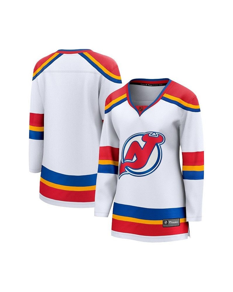 Women's Branded White New Jersey Devils Special Edition 2.0 Breakaway Blank Jersey White $51.30 Jersey