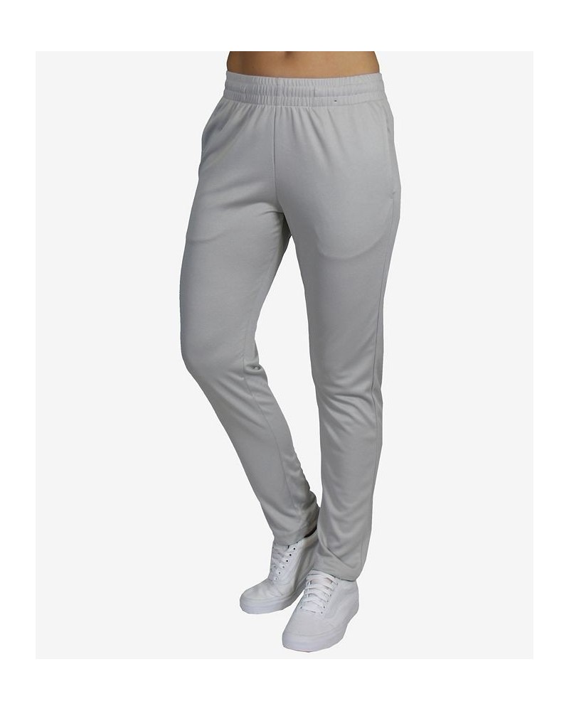 Women's Moisture Wicking Fashion Performance Pants Silver $18.02 Pants