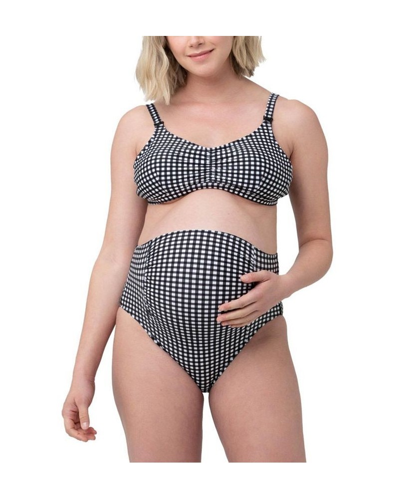 Check Nursing Bikini Black / white $37.60 Swimsuits