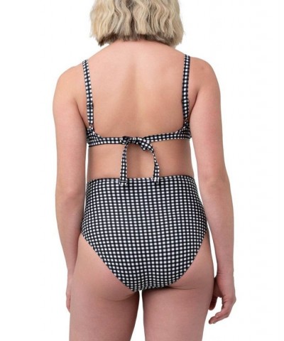 Check Nursing Bikini Black / white $37.60 Swimsuits