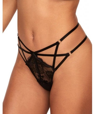 Vianna Women's G-String Panty Black $14.72 Panty