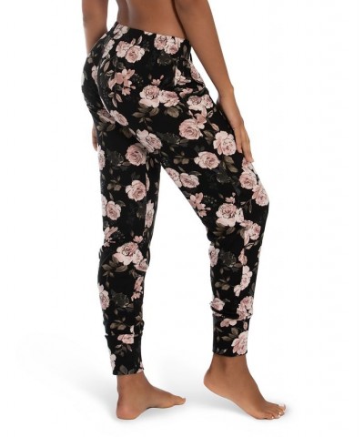 Women's Whistler Elizabeth Rose Hacci Pant Black $18.56 Sleepwear