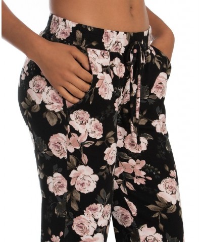 Women's Whistler Elizabeth Rose Hacci Pant Black $18.56 Sleepwear