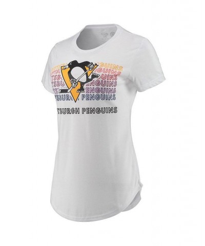 Women's White Charcoal Pittsburgh Penguins Sonata T-shirt and Leggings Set White, Charcoal $34.44 Pajama