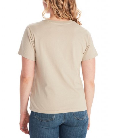 Women's Critter Mountain T-Shirt Sandbar $15.34 Tops