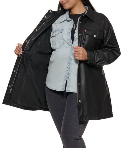 Trendy Plus Size Belted Jacket Black $36.30 Jackets