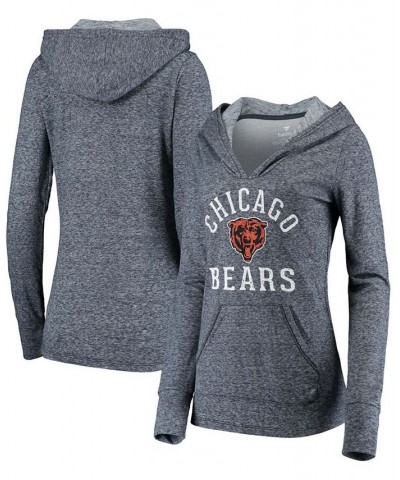 Women's Navy Chicago Bears Doubleface Slub Pullover Hoodie Navy $39.10 Sweatshirts