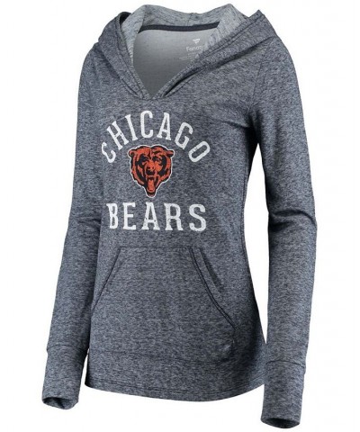 Women's Navy Chicago Bears Doubleface Slub Pullover Hoodie Navy $39.10 Sweatshirts