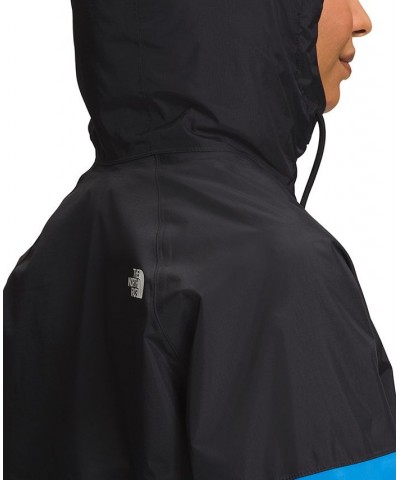 Women's Antora Hooded Rain Jacket Tnf Black/Super Sonic Blue $65.00 Jackets