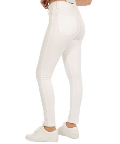 Juniors' High-Rise Skinny Ankle Jeggings Winter White $14.49 Jeans