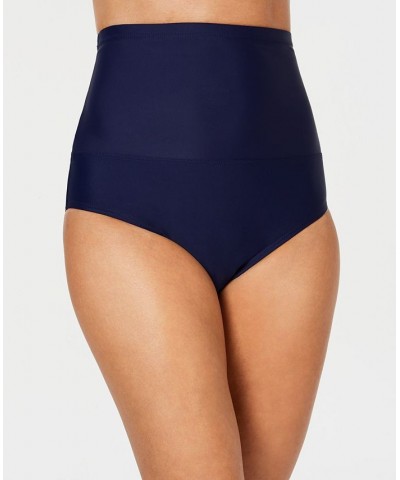 Women's Tiered Bandini Tankini & Solid Bikini Bottoms Navy $21.00 Swimsuits