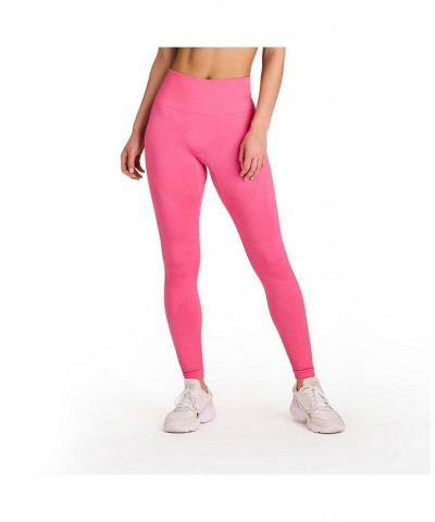 Adult Women Barre Seamless Tight Pink $46.06 Pants