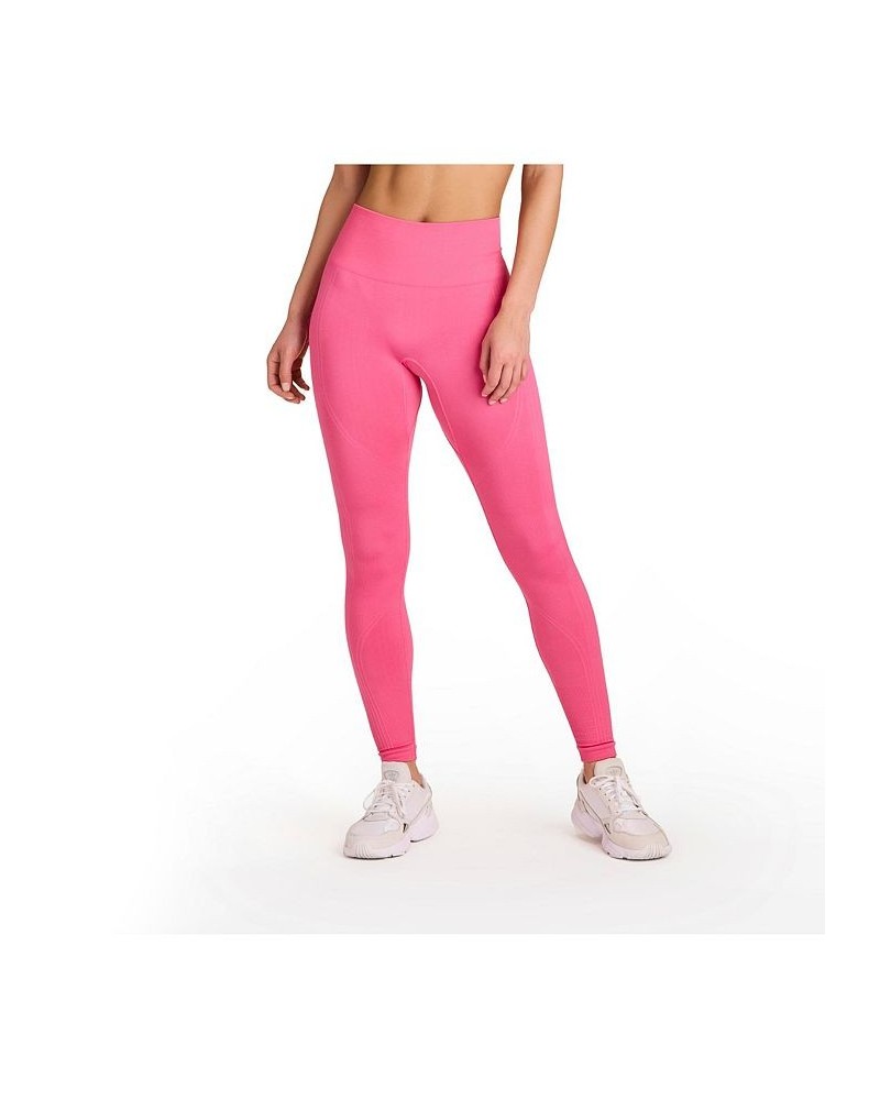 Adult Women Barre Seamless Tight Pink $46.06 Pants