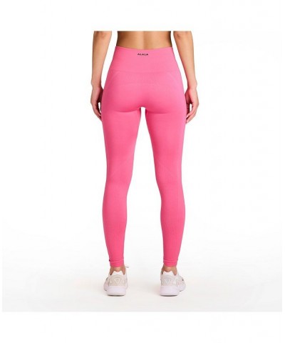 Adult Women Barre Seamless Tight Pink $46.06 Pants