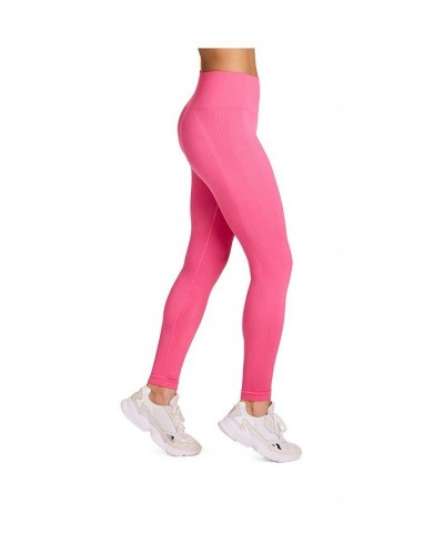 Adult Women Barre Seamless Tight Pink $46.06 Pants