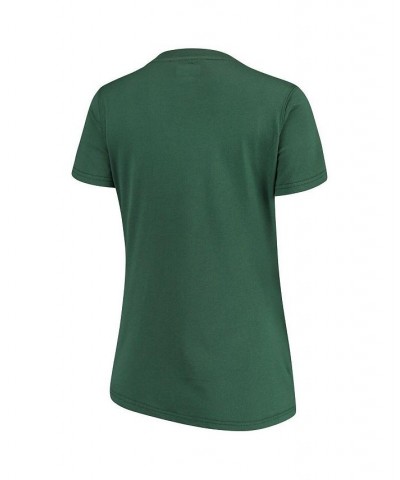 Women's Green Green Bay Packers Post Season V-Neck T-shirt Green $18.87 Tops