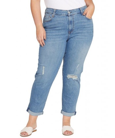 Plus Size Marilyn Relaxed Boyfriend Jeans Fidelity $47.17 Jeans