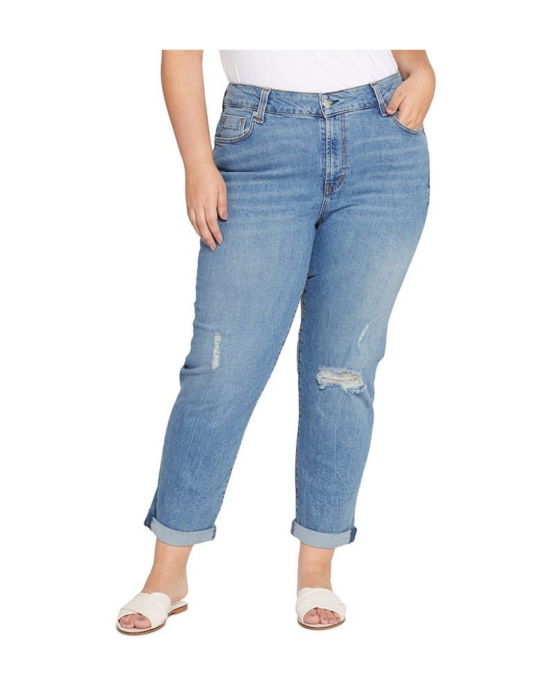 Plus Size Marilyn Relaxed Boyfriend Jeans Fidelity $47.17 Jeans