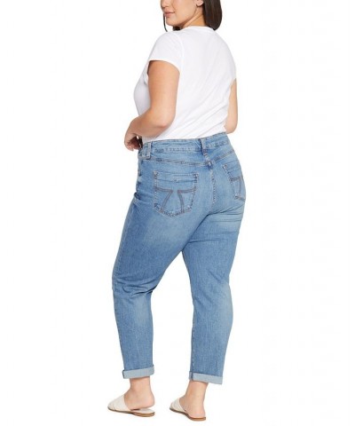 Plus Size Marilyn Relaxed Boyfriend Jeans Fidelity $47.17 Jeans