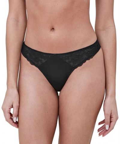 Women's Minx Thong Underwear 371100 Black $15.04 Panty