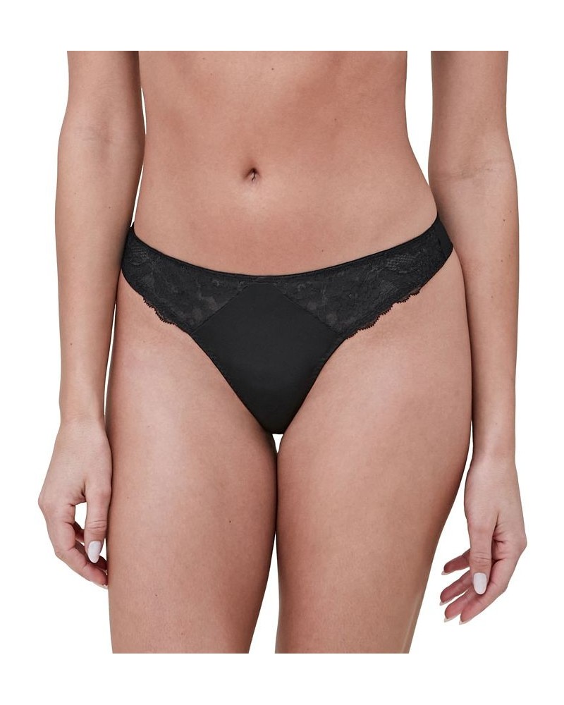 Women's Minx Thong Underwear 371100 Black $15.04 Panty