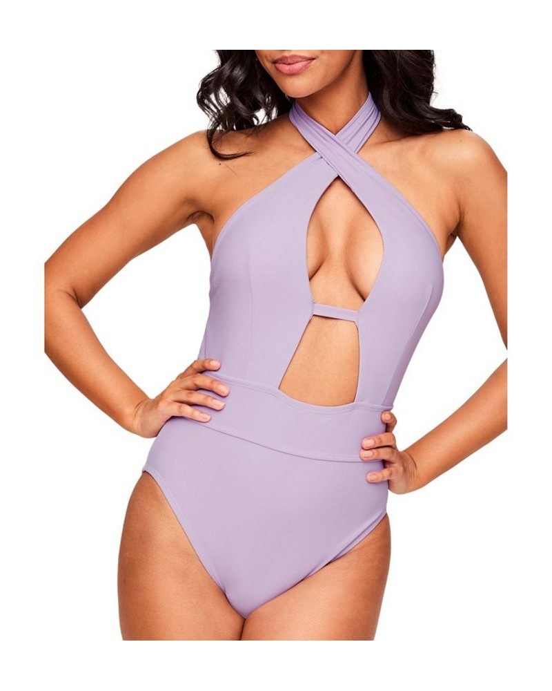 Brinlee Women's Swimwear One-Piece Purple $30.78 Swimsuits