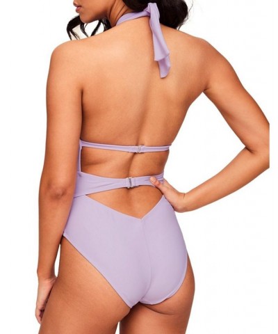 Brinlee Women's Swimwear One-Piece Purple $30.78 Swimsuits