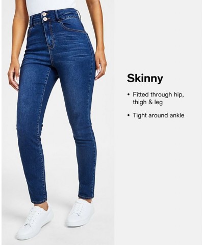 Women's Gwenny Sailor-Buttoned Skinny Jeans Be Stone $63.84 Jeans