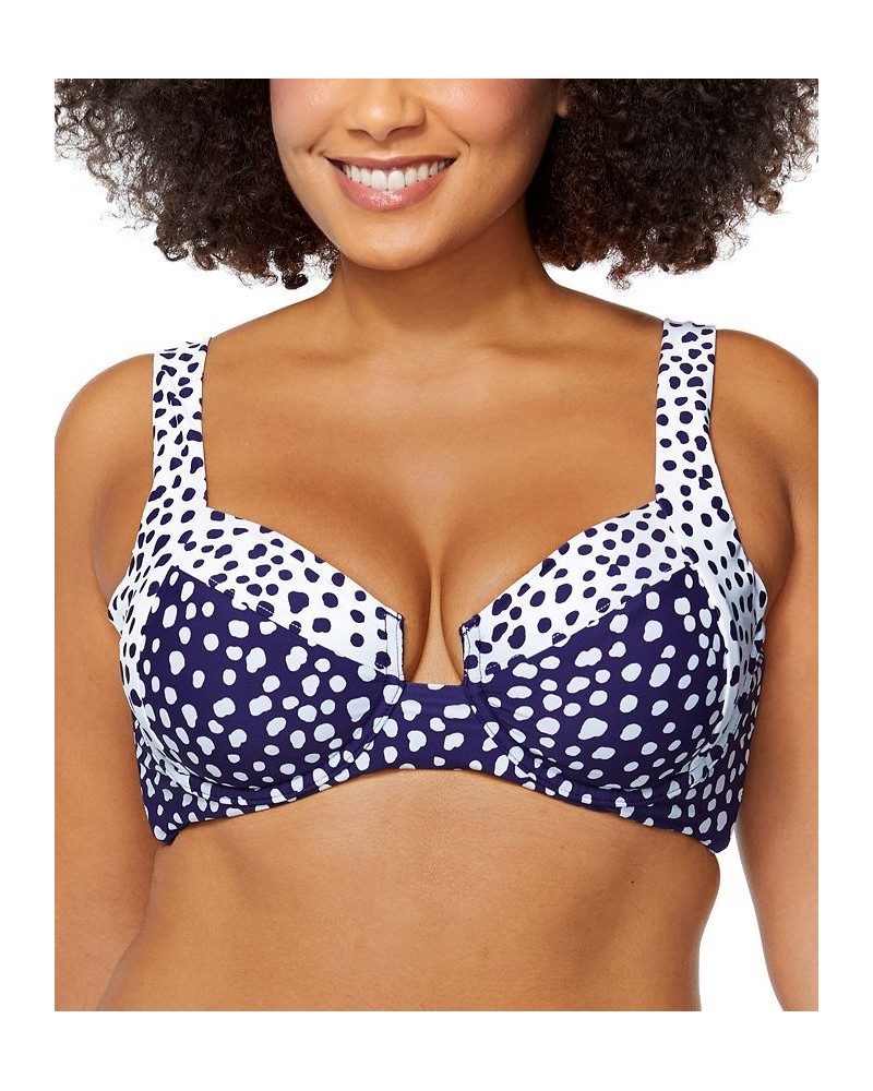 Trendy Plus Size Sunshine Coast The Goldens Bra & Matching Cover-Up Pants Navy $39.48 Swimsuits