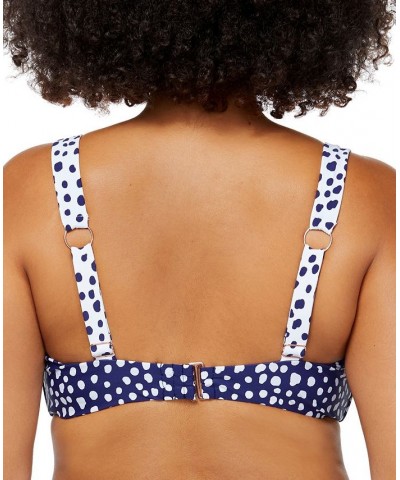 Trendy Plus Size Sunshine Coast The Goldens Bra & Matching Cover-Up Pants Navy $39.48 Swimsuits